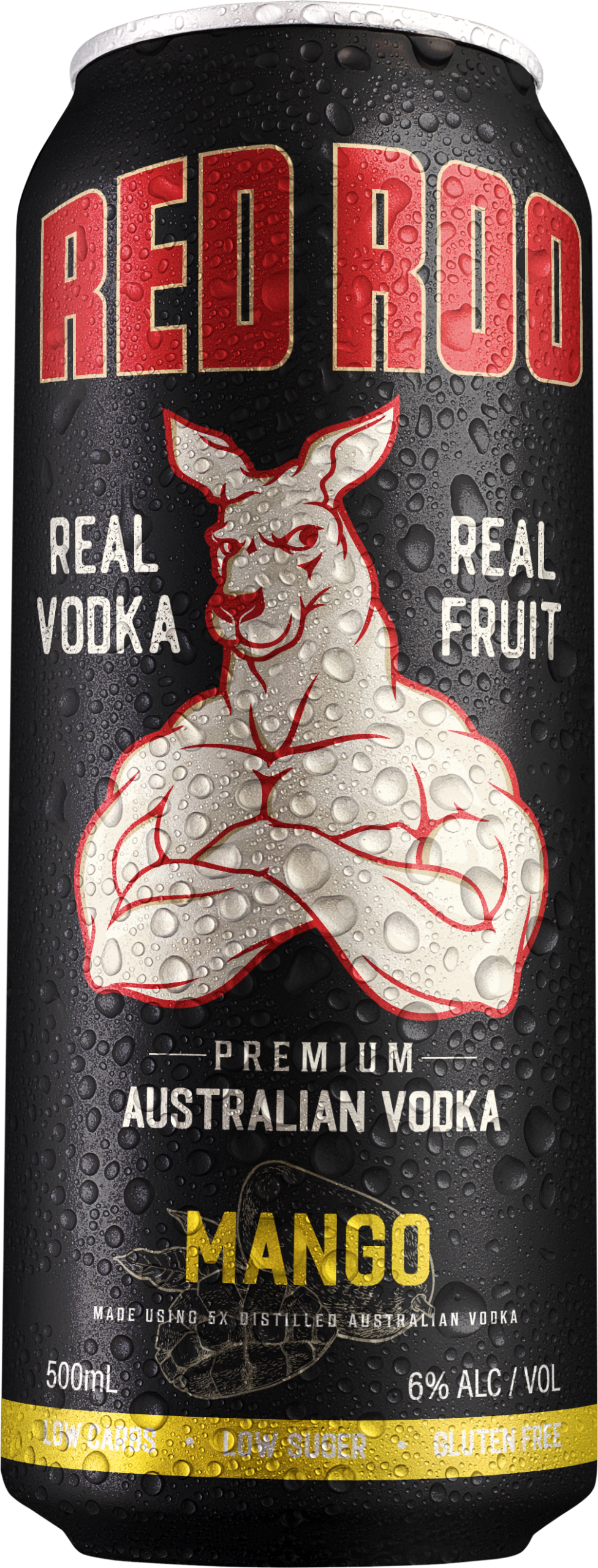 Mango & Soda 500ml Black Cans - Image 2