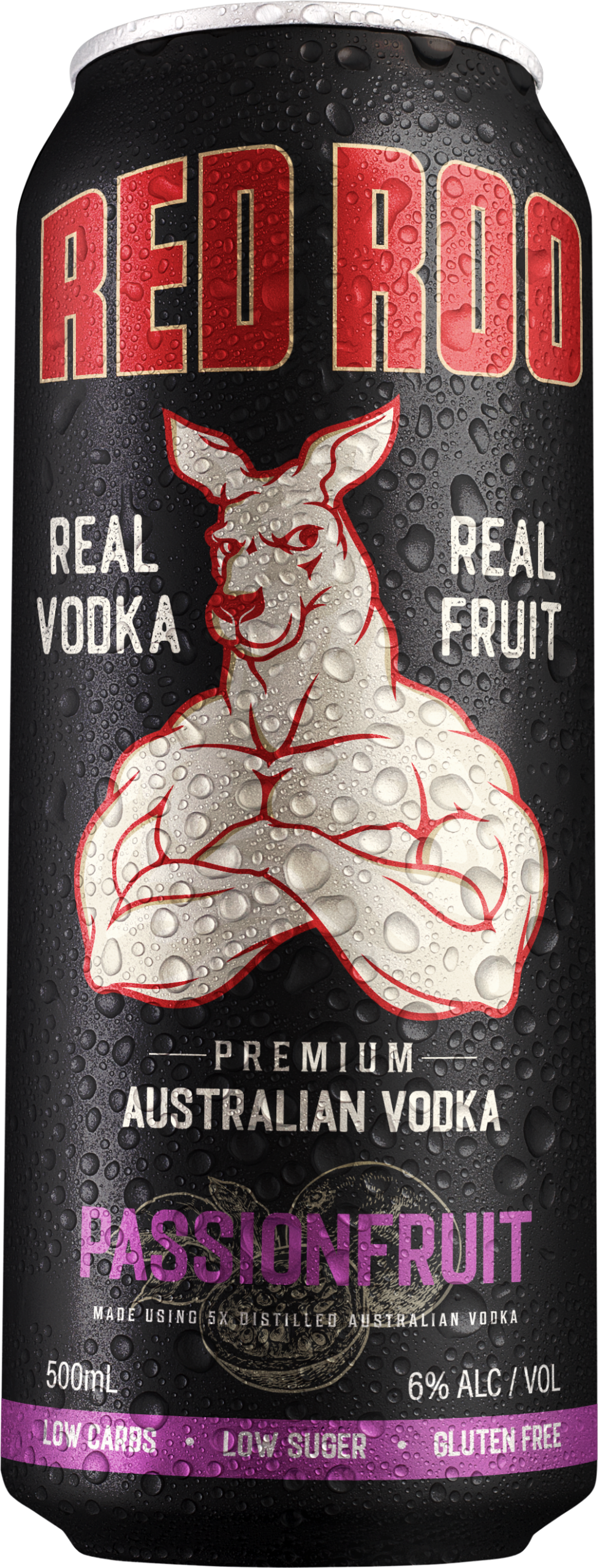 Passionfruit & Soda 500ml Black Cans - Image 2