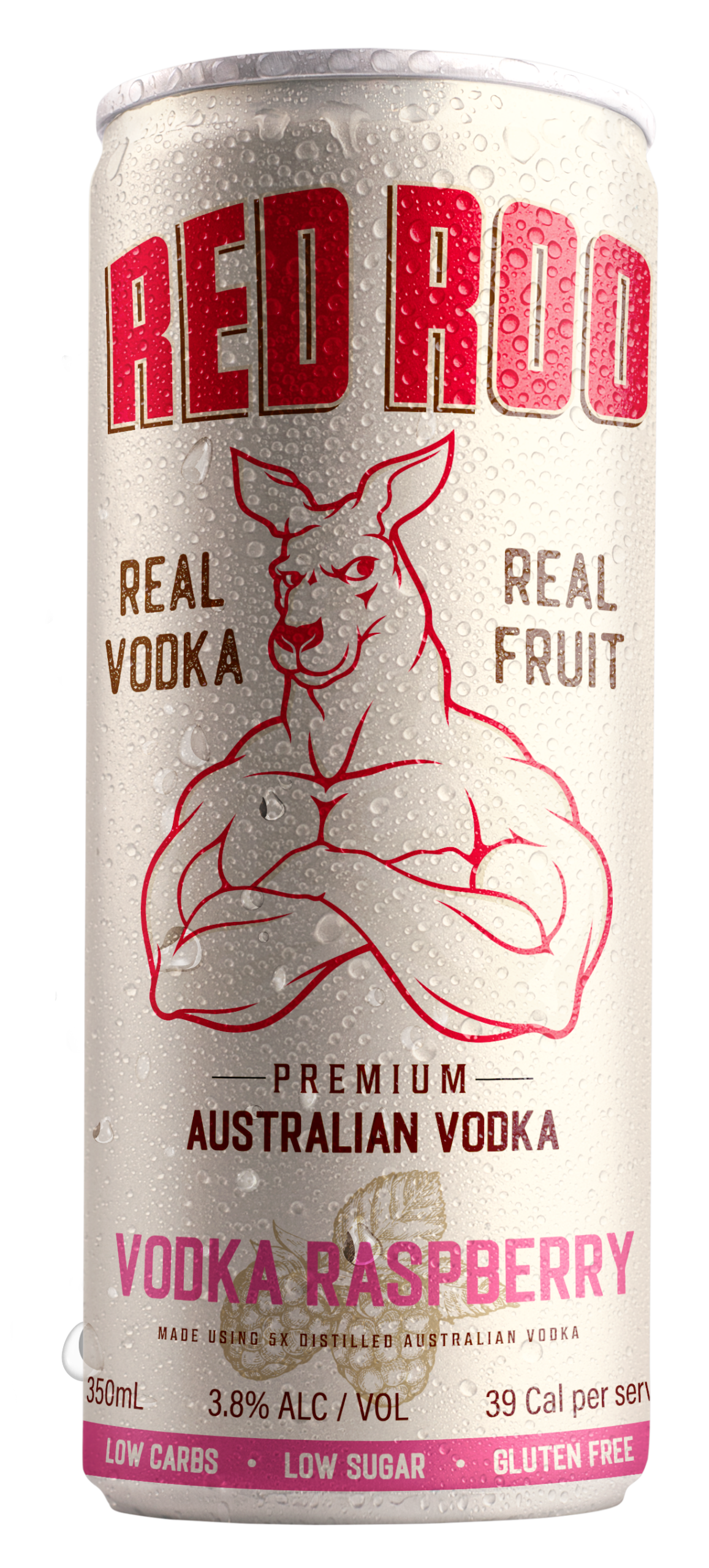 Raspberry & Soda 350ml Cans - Image 2